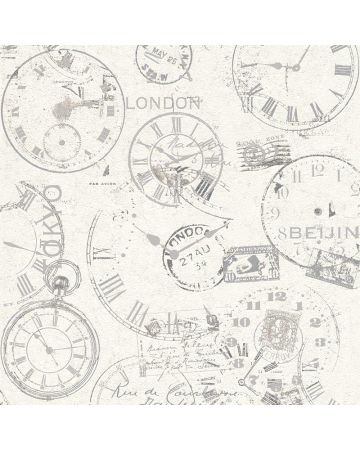 Papel pintado relojes ciudades 052gUTI