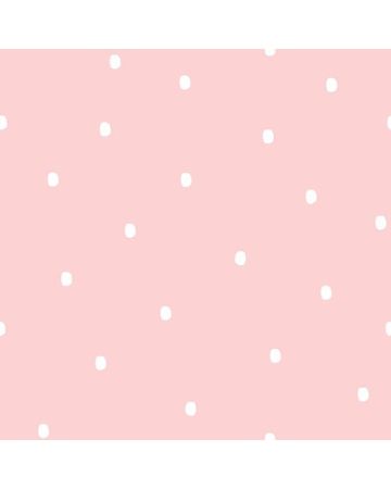 Papel pintado rosa topos blancos 053gPIP
