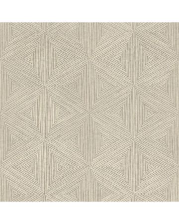 Papel pintado geométrico gris beige 054gNAT