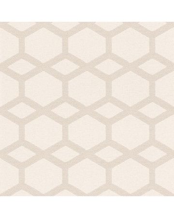 Papel pintado geométrico beige 061gSIN