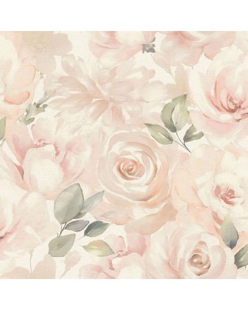 Papel pintado flores rosa 062gEDE