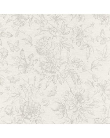 Papel pintado rosas beige 080gEDE