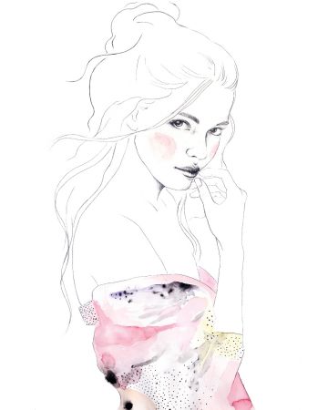 
Fotomural dibujo chica 100570