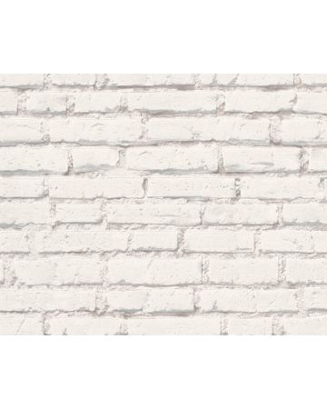 Papel pintado ladrillos blanco 31943g1gELE