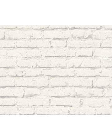 Papel pintado ladrillo blanco 34399g2gELE