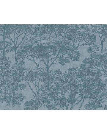 Papel pintado árboles azul 380232gCUB