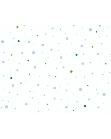 Papel pintado infantil topos azul verde 38116g1gLL