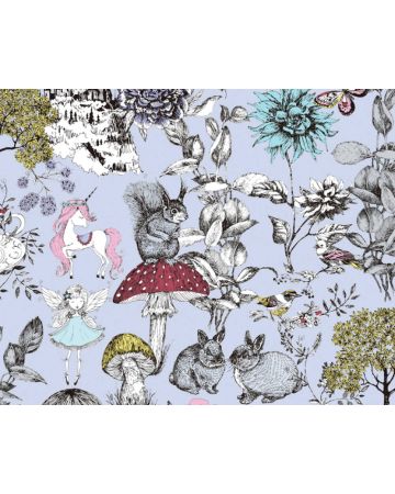 Papel pintado flores animales 38120g2gLL