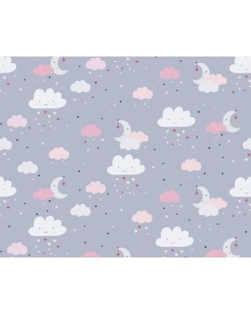 Papel pintado infantil nubes estrellas luna 38125g1gLL