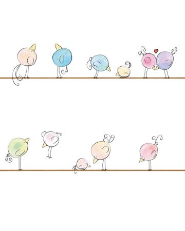 Papel pintado infantil pájaros 38137g1gLL