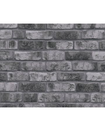 Papel pintado ladrillos gris 388124gELE2