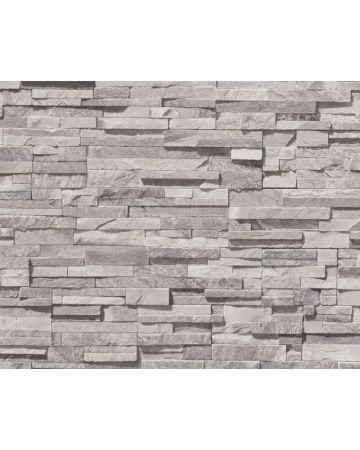 Papel pintado piedras beige gris 388162gELE2