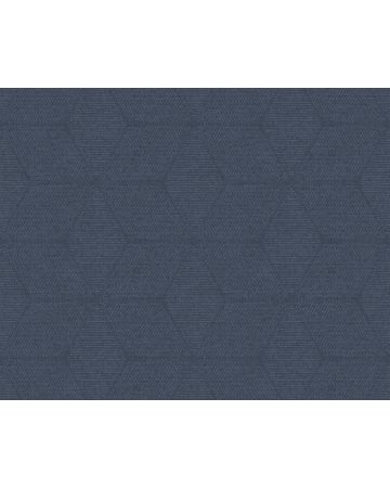 Papel pintado geométrico azul oscuro 390914gANT