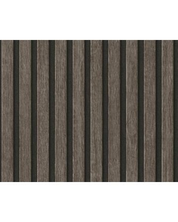 Papel pintado listones madera marrón 391093gELE2
