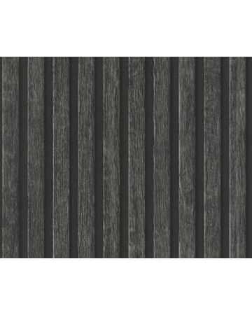 Papel pintado listones madera oscura 391094gELE2