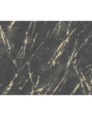Papel pintado piedra negro dorado 393362gELE2