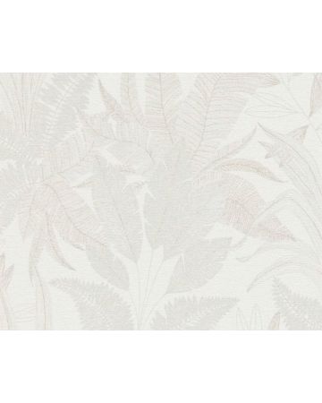 Papel pintado hojas beige 396542gSTO