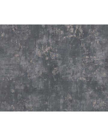 Papel pintado cemento negro dorado 396703gSTO