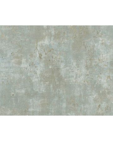 Papel pintado cemento azul beige dorado 396704gSTO