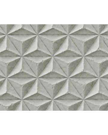 Papel pintado geométrico cemento gris 397001gPIN