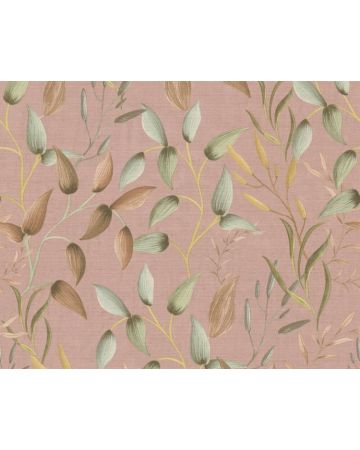 Papel pintado plantas verde marrón naranja 397453gPIN