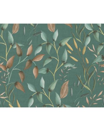 Papel pintado plantas marrón verde 397454gPIN