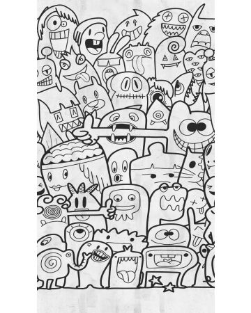 Fotomural monstruos 398261gWALL