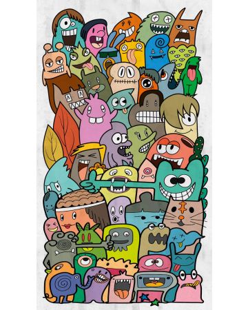 Fotomural monstruos 398271gWALL