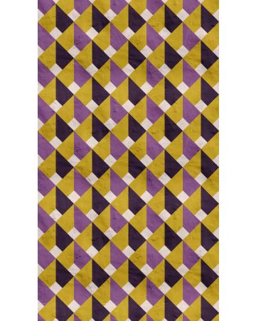 Fotomural 3D amarillo morado 398491gWALL
