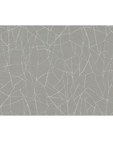 Papel pintado geométrico gris plata 399343gFRE