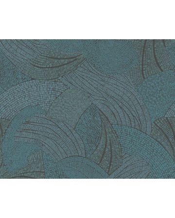 Papel pintado geométrico azul verde 399353gFRE