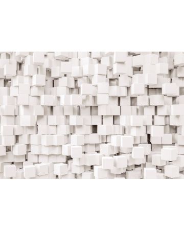 Fotomural bloques blancos