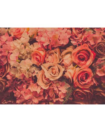 Fotomural muro de flores DD118524gDW