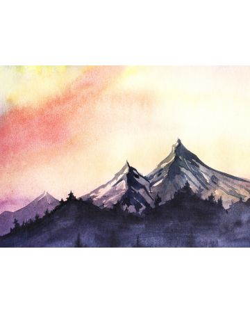 Fotomural dibujo montaña DD118606gDW