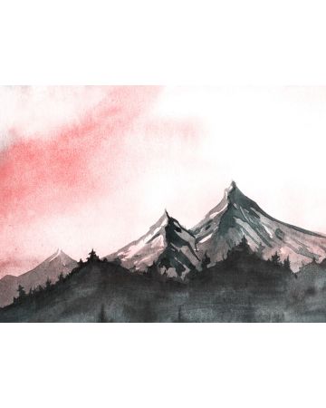 Fotomural dibujo montaña DD118608gDW