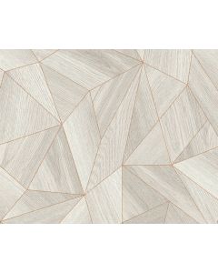 Papel pintado geométrico madera 36133g2gELE