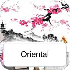 Papel pintado oriental