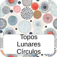 Papel pintado topos lunares circulos